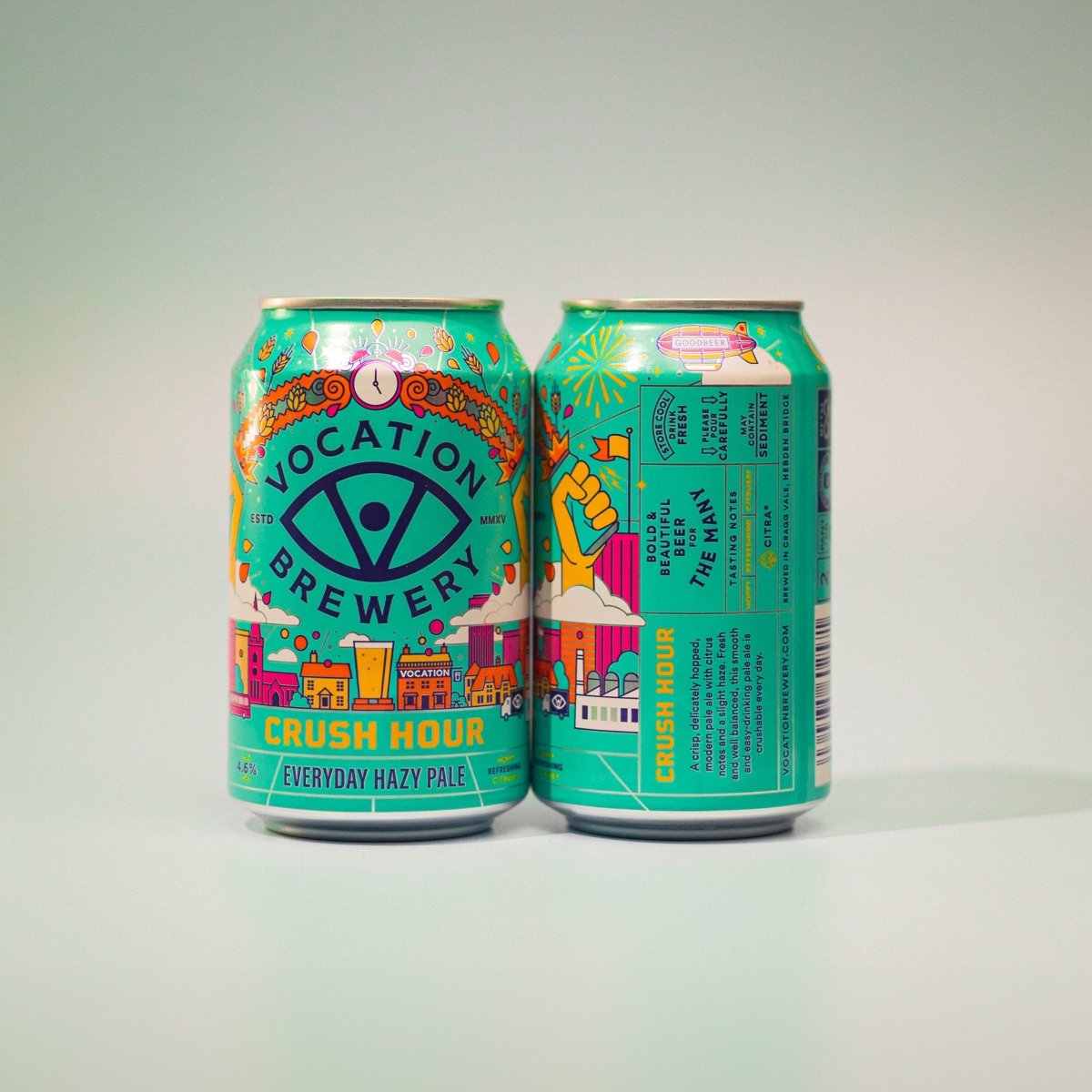 12PK Crush Hour | 4.6% Everyday Hazy Pale 330ml - Vocation Brewery