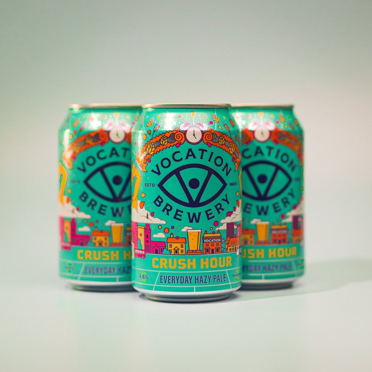 12PK Crush Hour | 4.6% Everyday Hazy Pale 330ml - Vocation Brewery