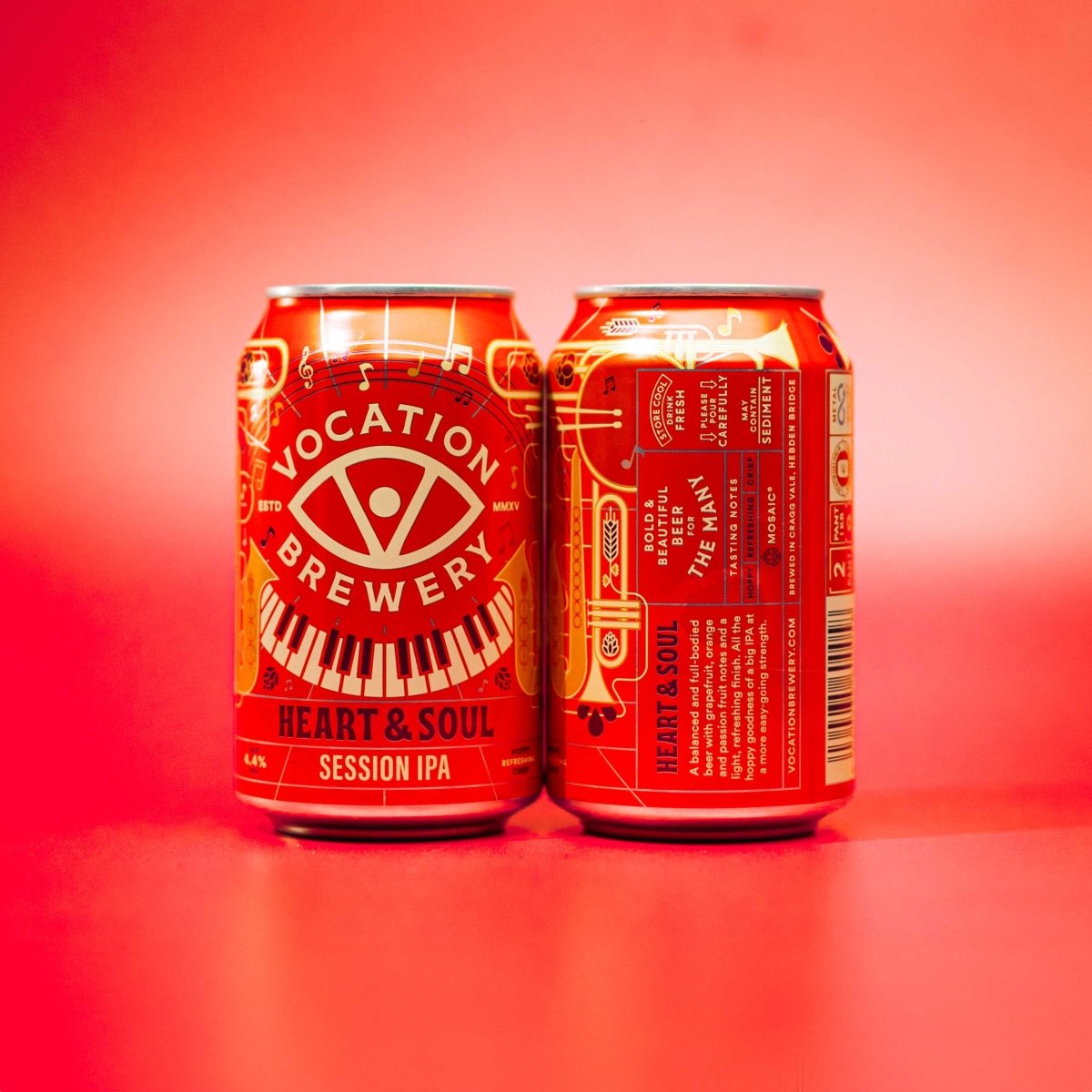 12PK Heart & Soul | 4.4% Gluten Free Session IPA 330ml - Vocation Brewery