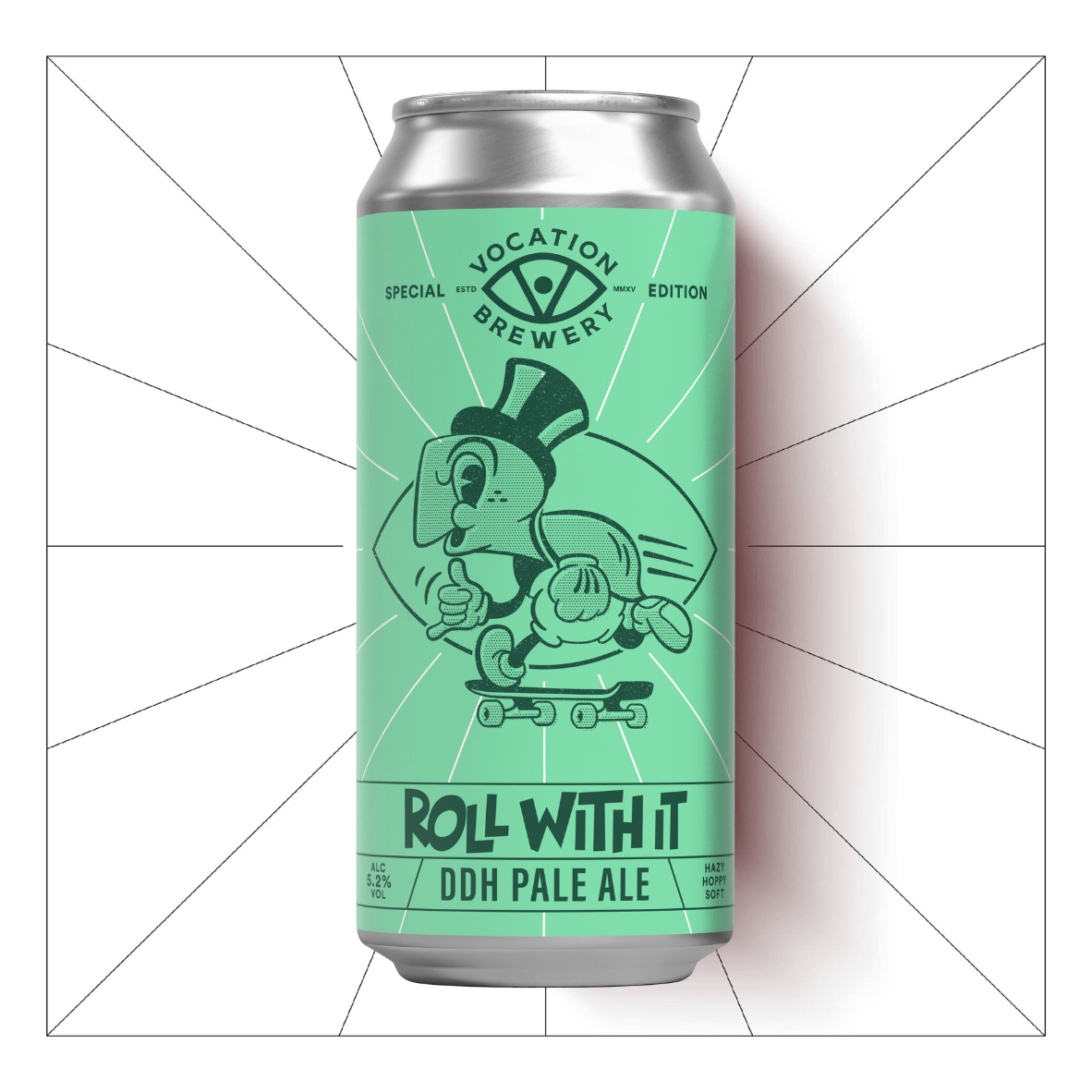 Roll With It | 5.2% DDH Pale Ale 440ml - Vocation Brewery
