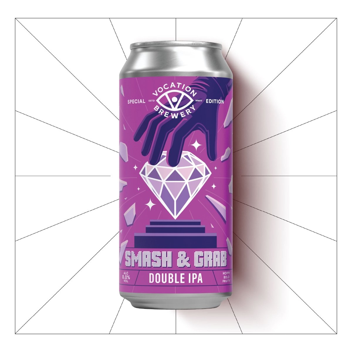 Smash & Grab | 8.0% DIPA | 440ml - Vocation Brewery
