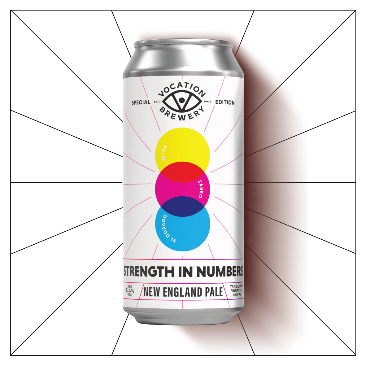 Strength In Numbers | 5.4% New England Pale | 440ml - Vocation Brewery