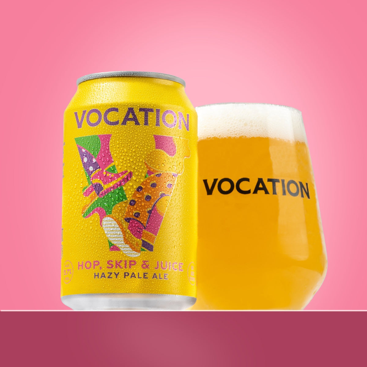 Hop, Skip & Juice 5.7 Hazy Pale Ale 330ml Vocation Brewery