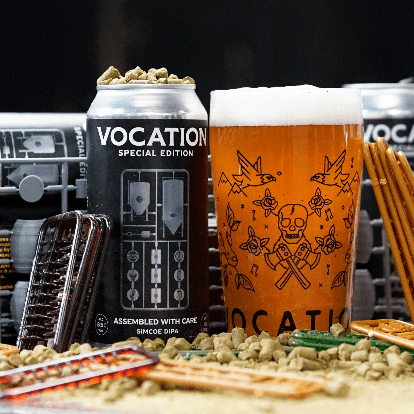 Assembled With Care | Brand-new Simcoe DIPA - Vocation Brewery