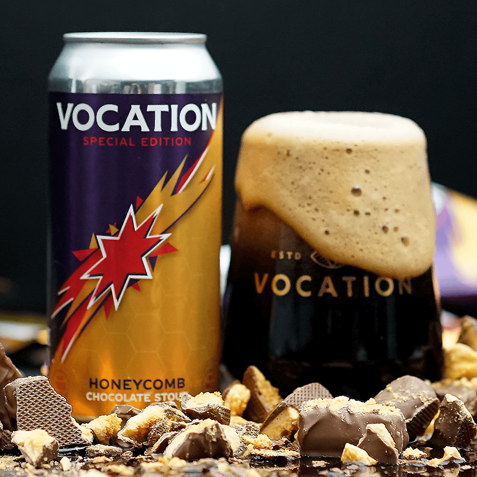 Honeycomb Chocolate Stout release - Vocation Brewery
