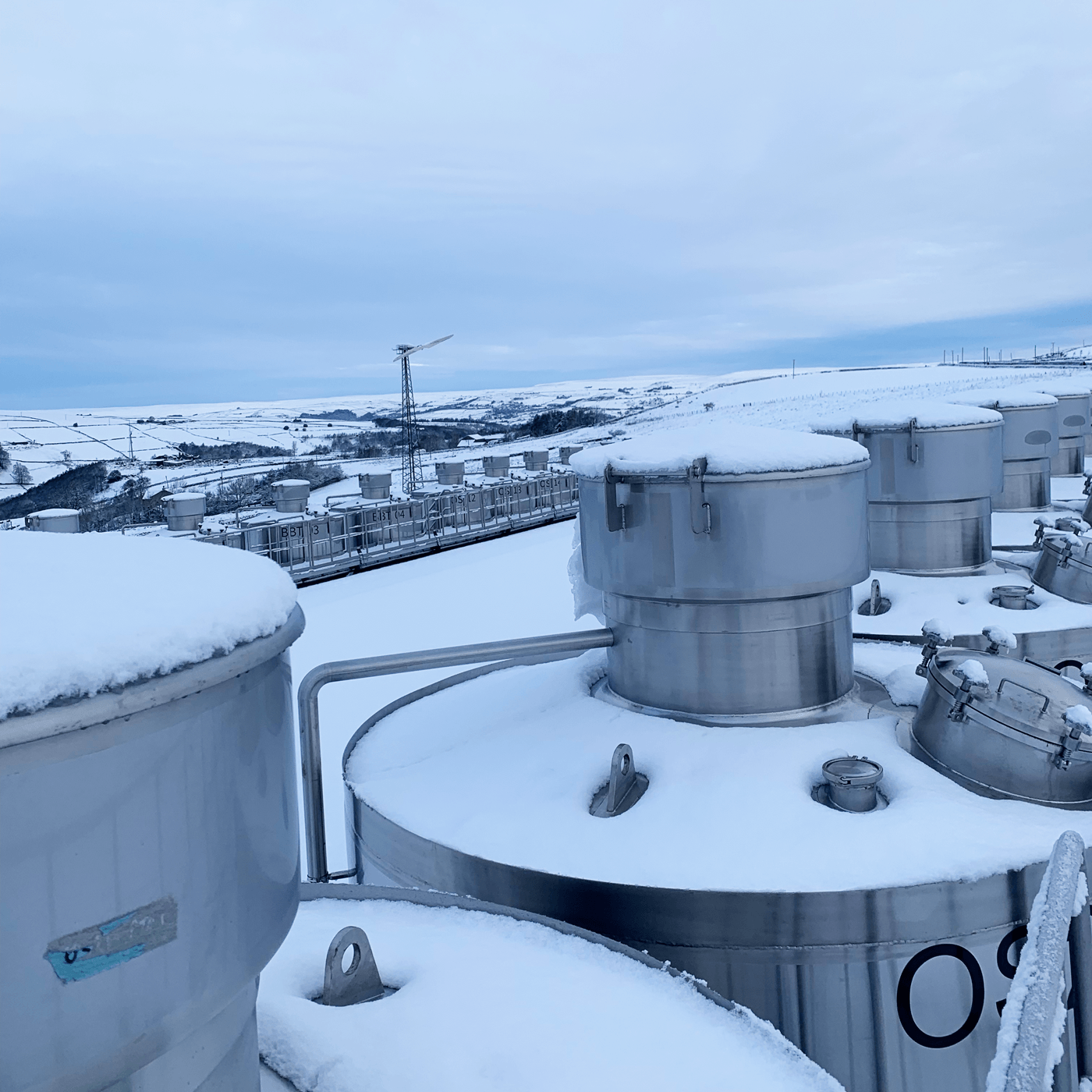 Outside tanks on top of a hill?! - Vocation Brewery