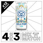 12PK Hilltop Lager | 4.3% Lager 440ml - Vocation Brewery