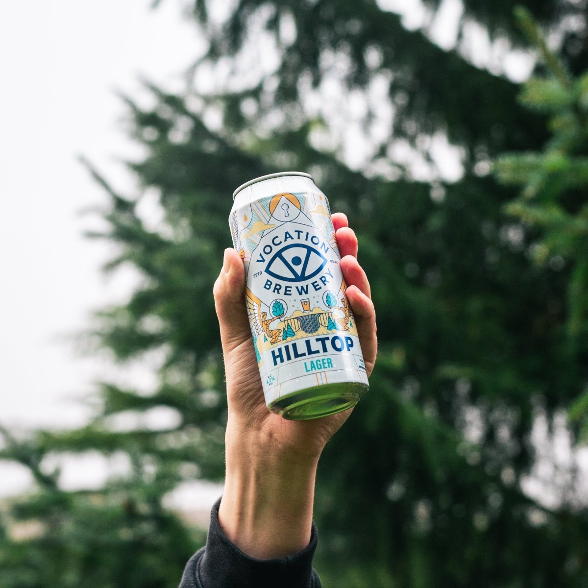 12PK Hilltop Lager | 4.3% Lager 440ml - Vocation Brewery
