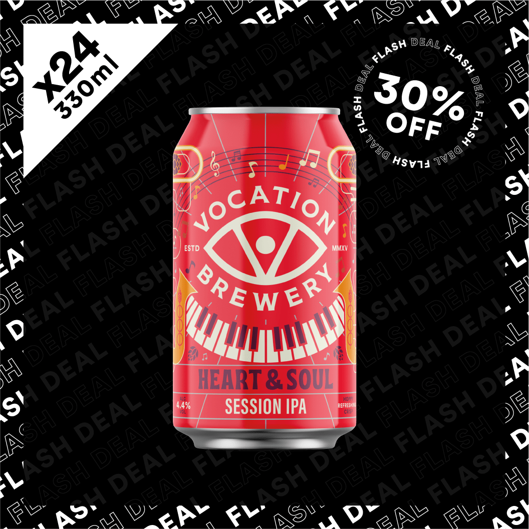 24PK Heart & Soul | 4.4% Gluten Free Session IPA 330ml - Vocation Brewery