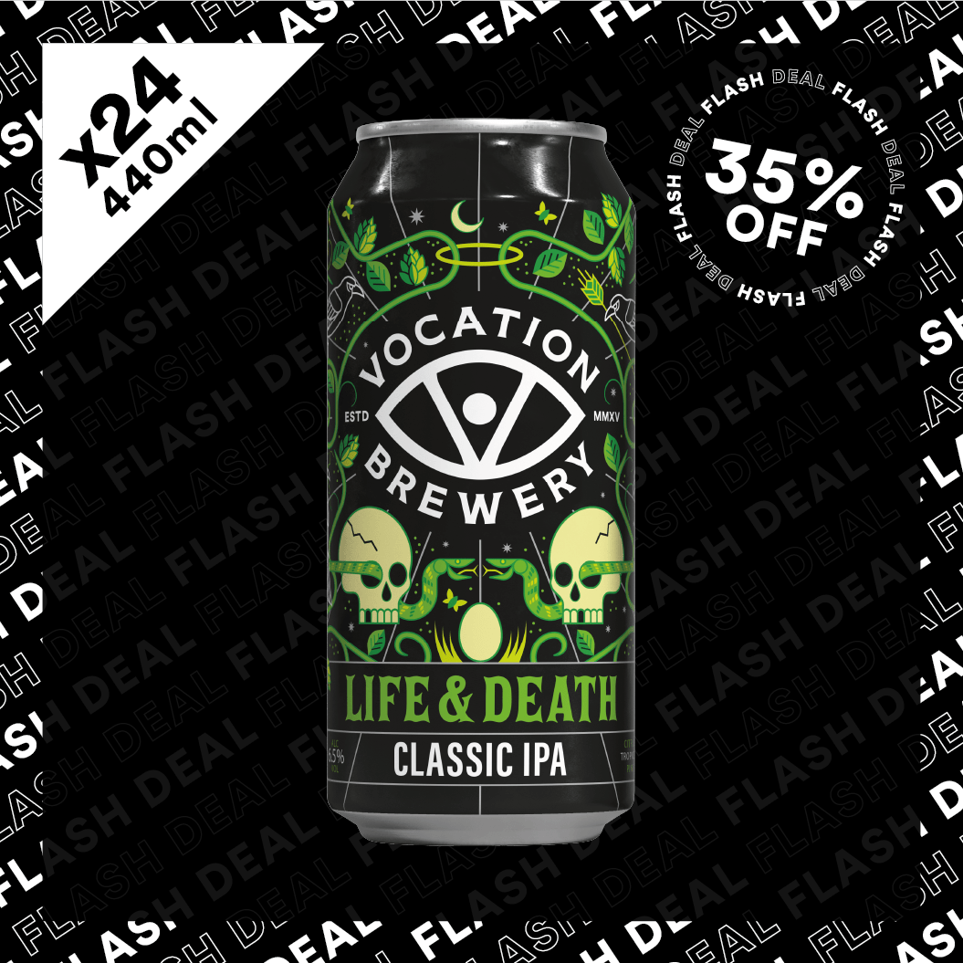 24PK Life & Death | 6.5% Hoppy IPA 440ml - Vocation Brewery
