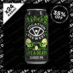 24PK Life & Death | 6.5% Hoppy IPA 440ml - Vocation Brewery