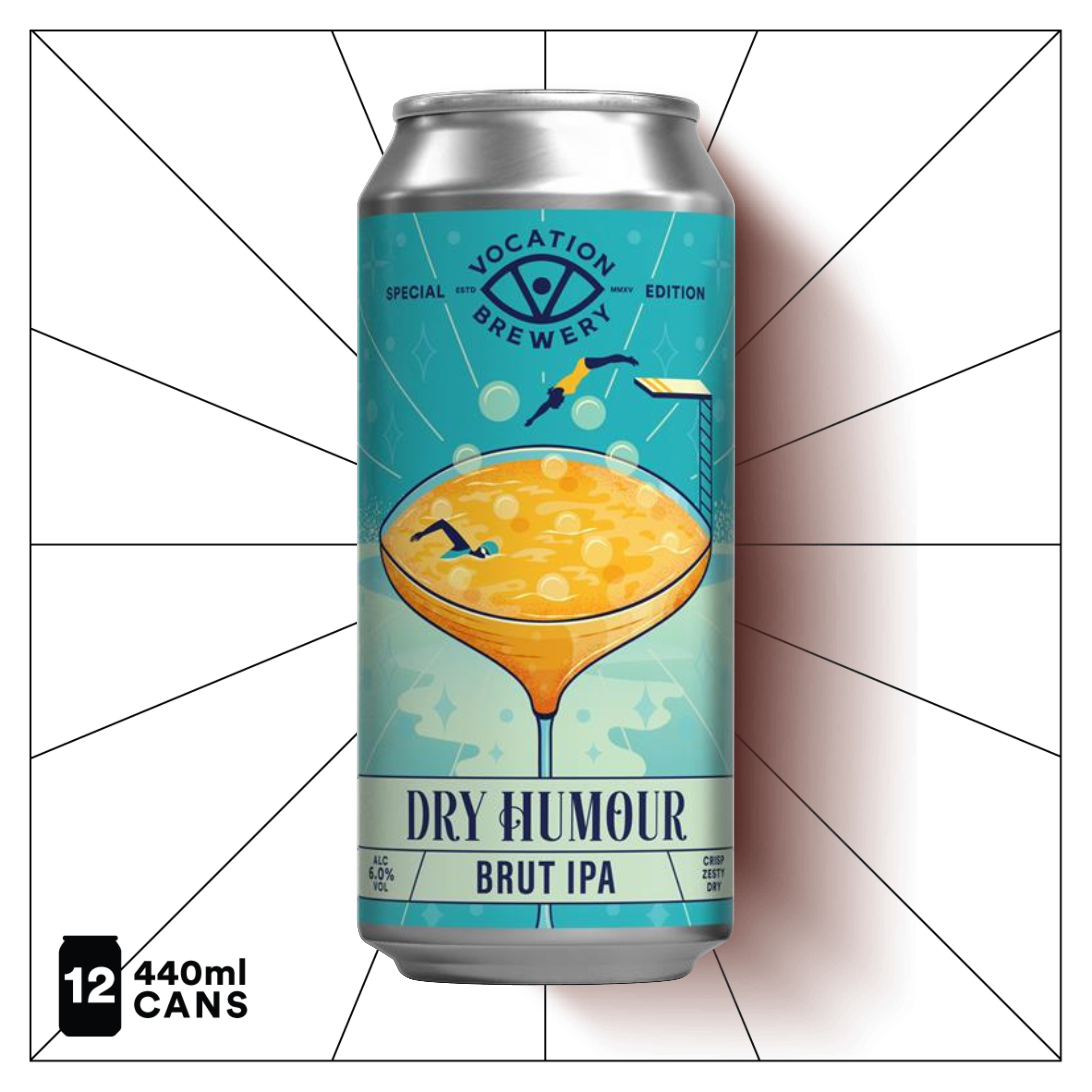 Dry Humour | 6.0% Brut IPA 440ml