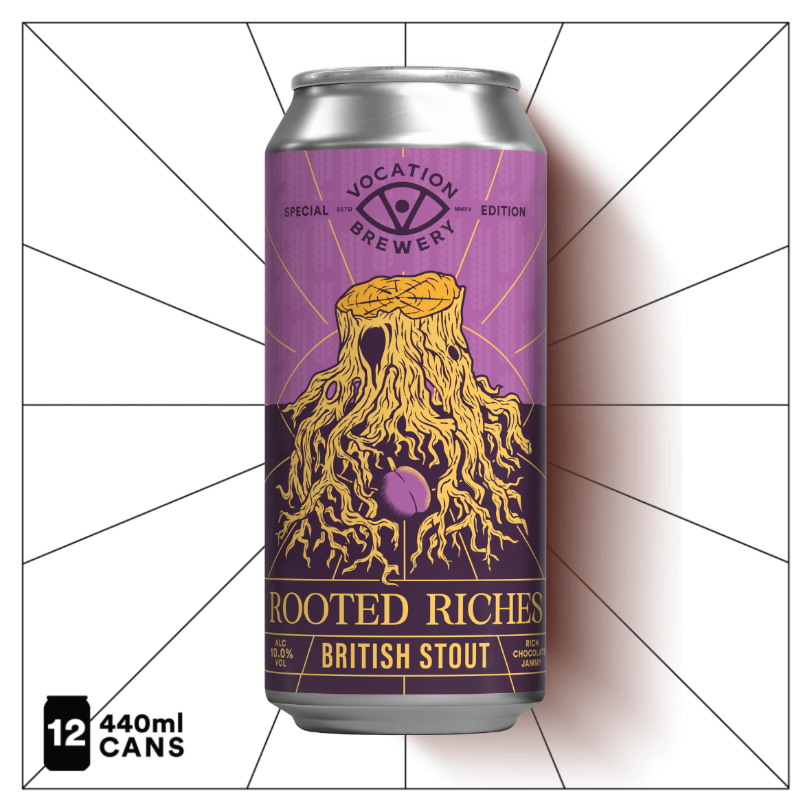 Rooted Riches | 10.0% British Stout 440ml
