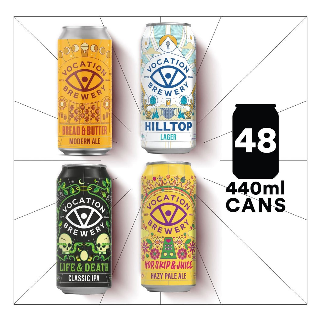 48PK Vocation Mixed Beer Case | Core Range Mixed Beer Case 440ml - Vocation Brewery
