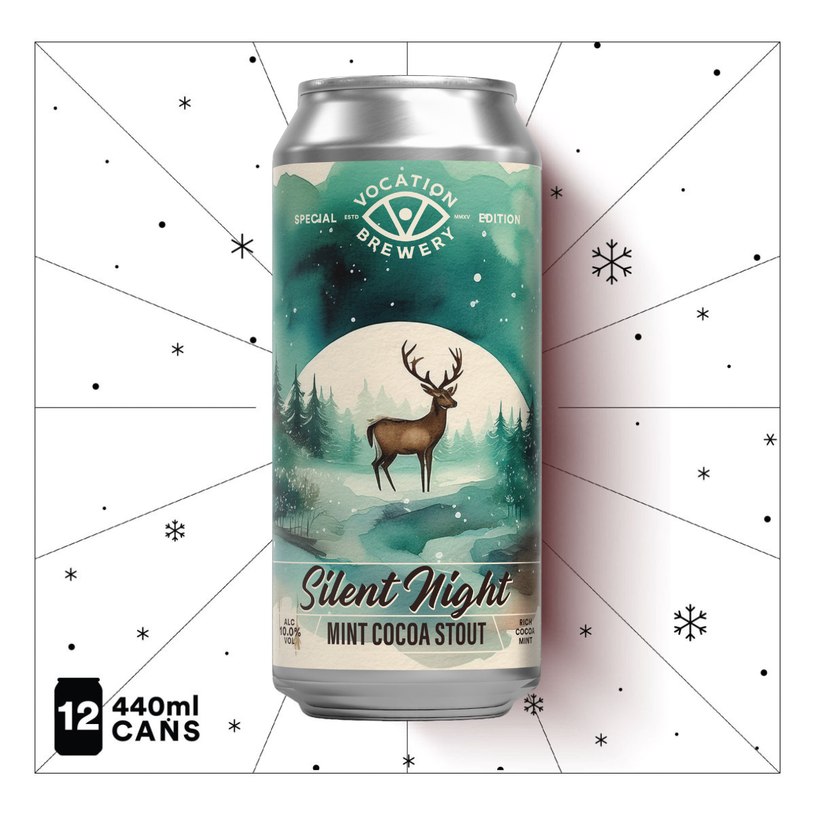Silent Night | 10.0% Mint Cocoa Stout 440ml