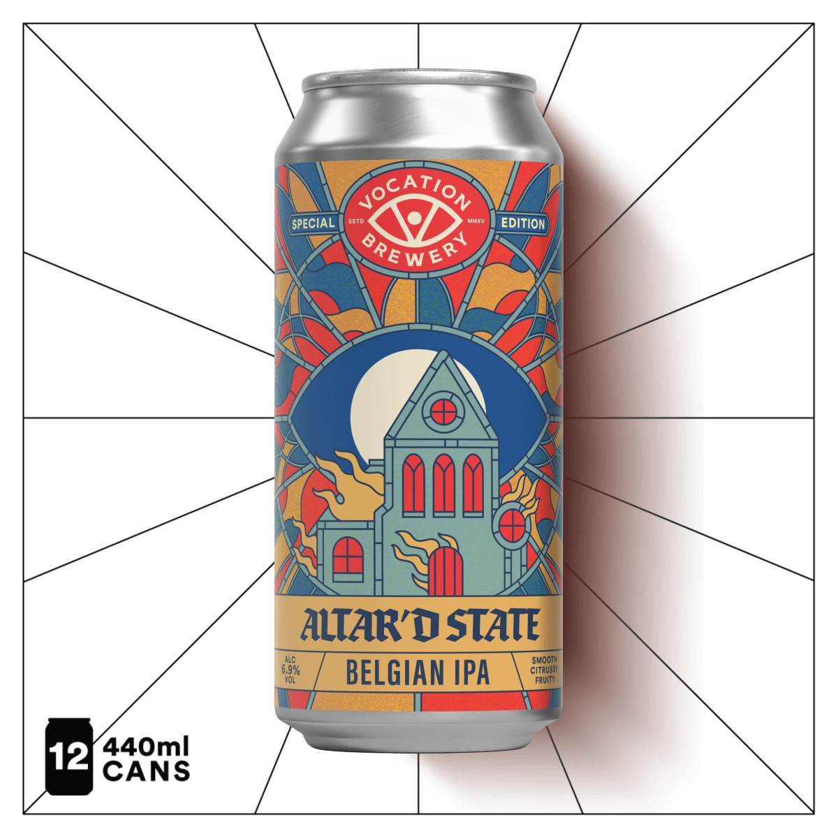 Altar'd State |6.9% Belgian IPA 440ml - Vocation Brewery