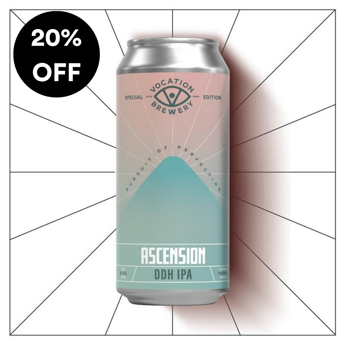 Ascension | 6.1% DDH IPA | 440ml - Vocation Brewery