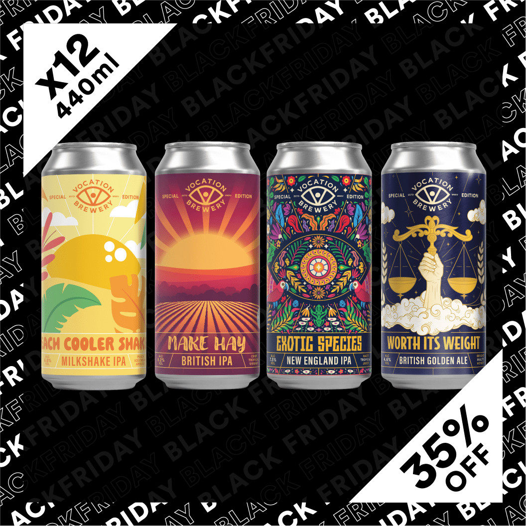 Black Friday Specials Mixed Case | Limited - Edition Mixed Case | 12 x 440ml Cans - Vocation Brewery