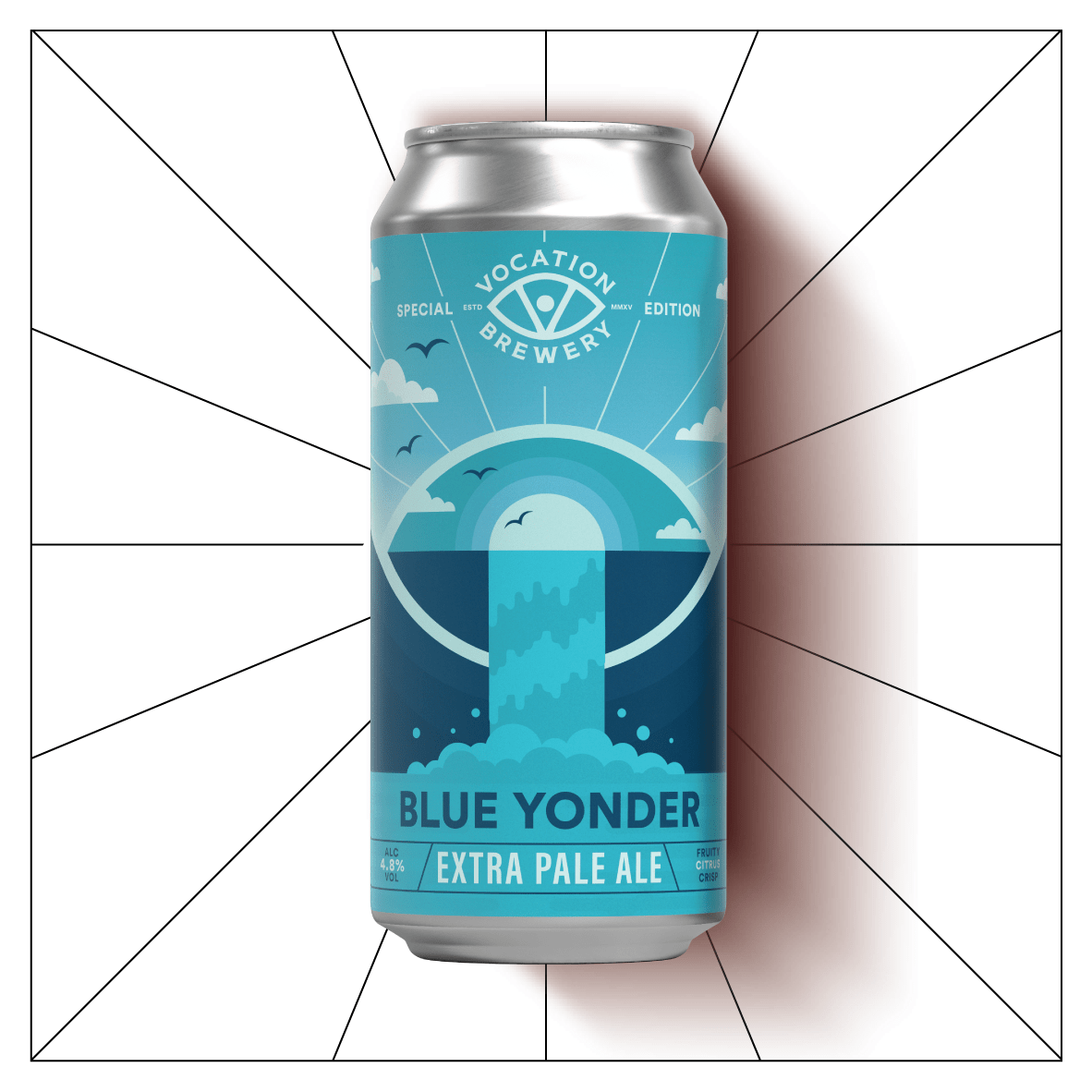 Blue Yonder | 4.8% Extra Pale Ale | 440ml - Vocation Brewery