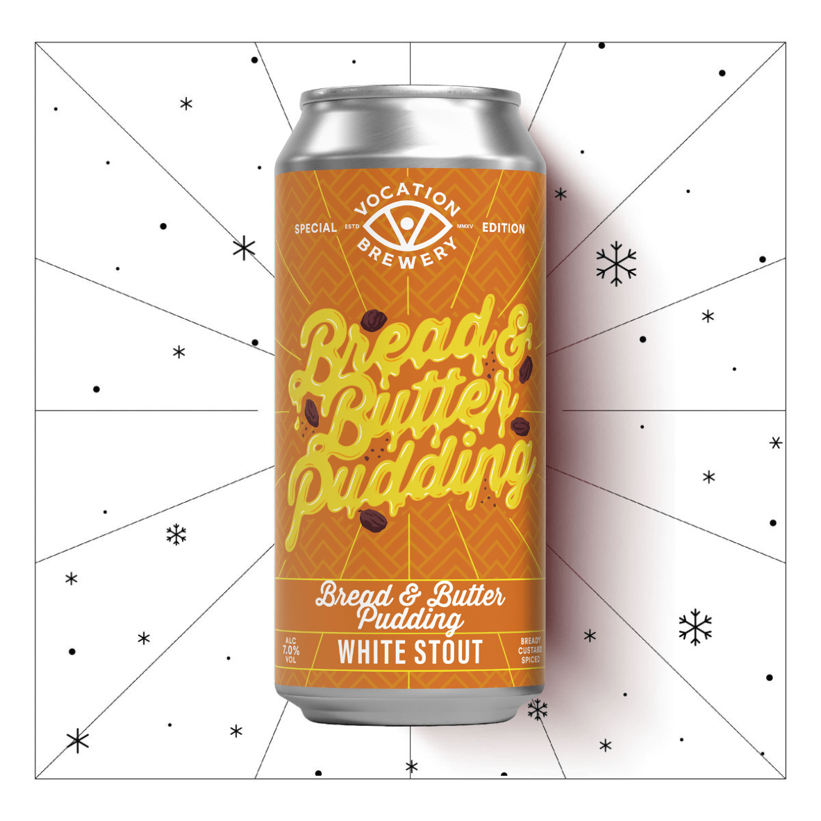 Bread & Butter Pudding | 7.0% White Stout 440ml - Vocation Brewery