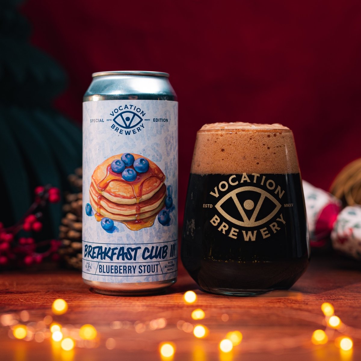 Breakfast Club 3.0 | 6.9% Blueberry Stout | 440ml - Vocation Brewery