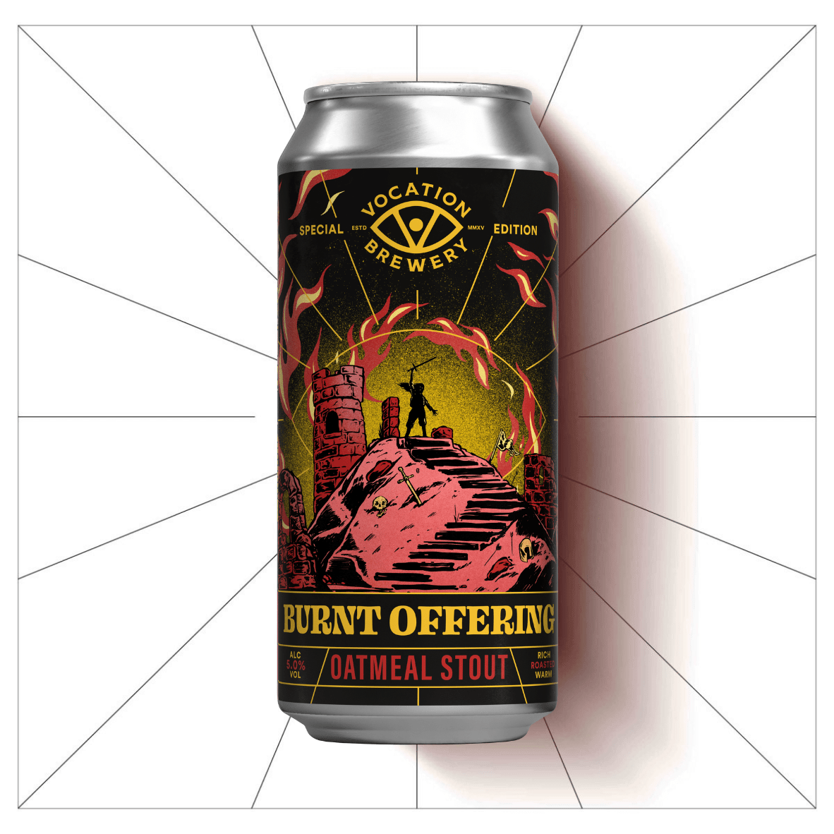 Burnt Offering | 5.0% Oatmeal Stout | 440ml - Vocation Brewery