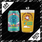 Crush Hour Bumper Pack | Everyday Hazy Pale Ale & Glass Set - Vocation Brewery