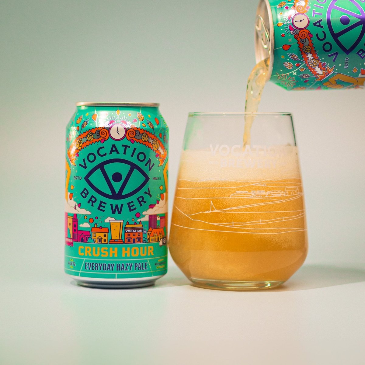 Crush Hour | Everyday Hazy Pale 4.6% 330ml - Vocation Brewery