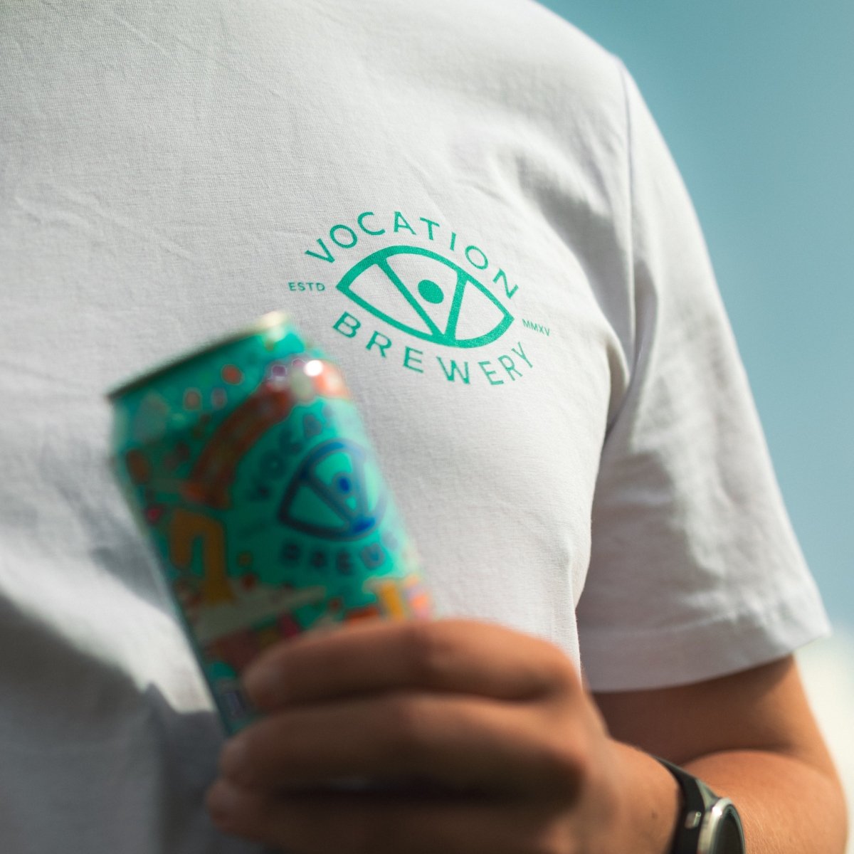 Crush Hour White T-Shirt - Vocation Brewery