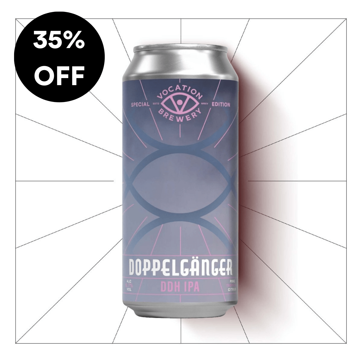 Doppelgänger | 6.7% DDH IPA 440ml - Vocation Brewery