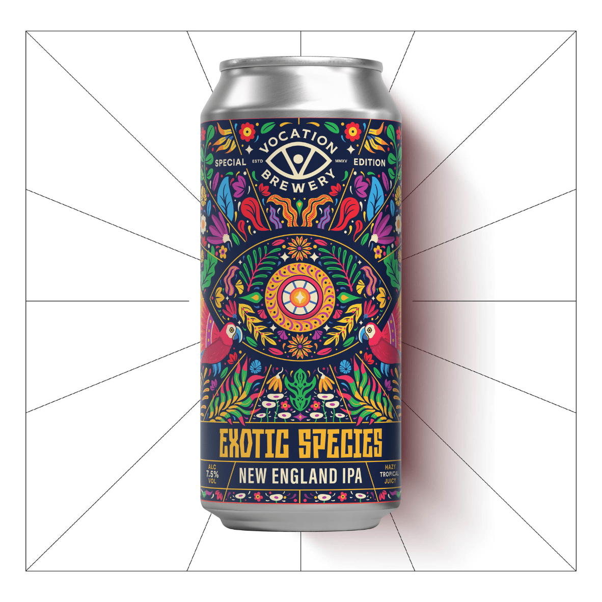 Exotic Species | 7.5% New England IPA 440ml - Vocation Brewery