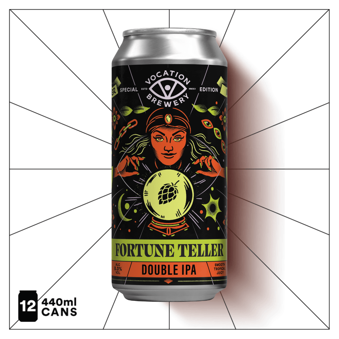 Fortune Teller | 8.0% Double IPA 440ml - Vocation Brewery