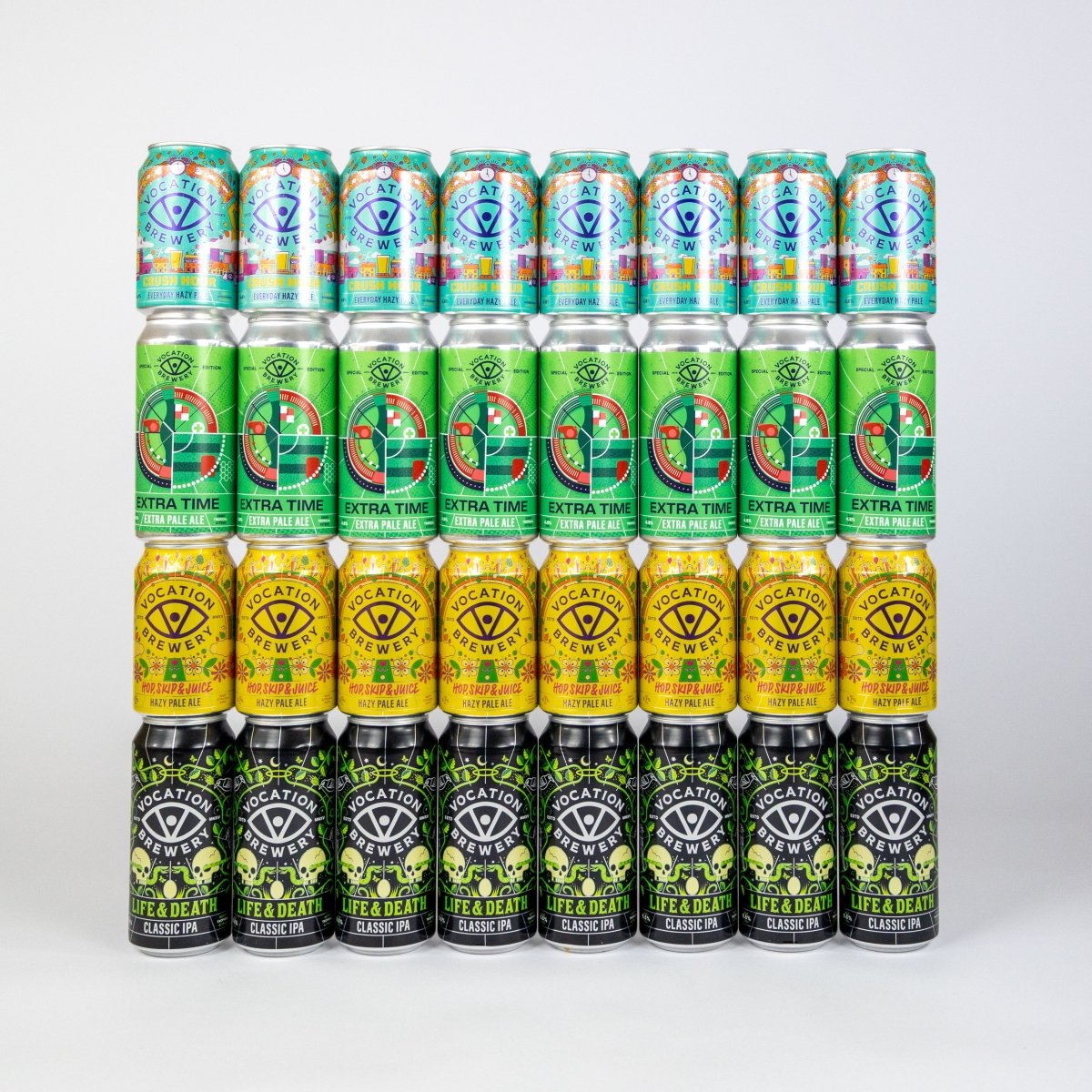 Game Day Mixed Pack | Vocation Brewery x Serious Pig Beer & Snacks Mixed Case | 32 x Cans + Snacks - Vocation Brewery