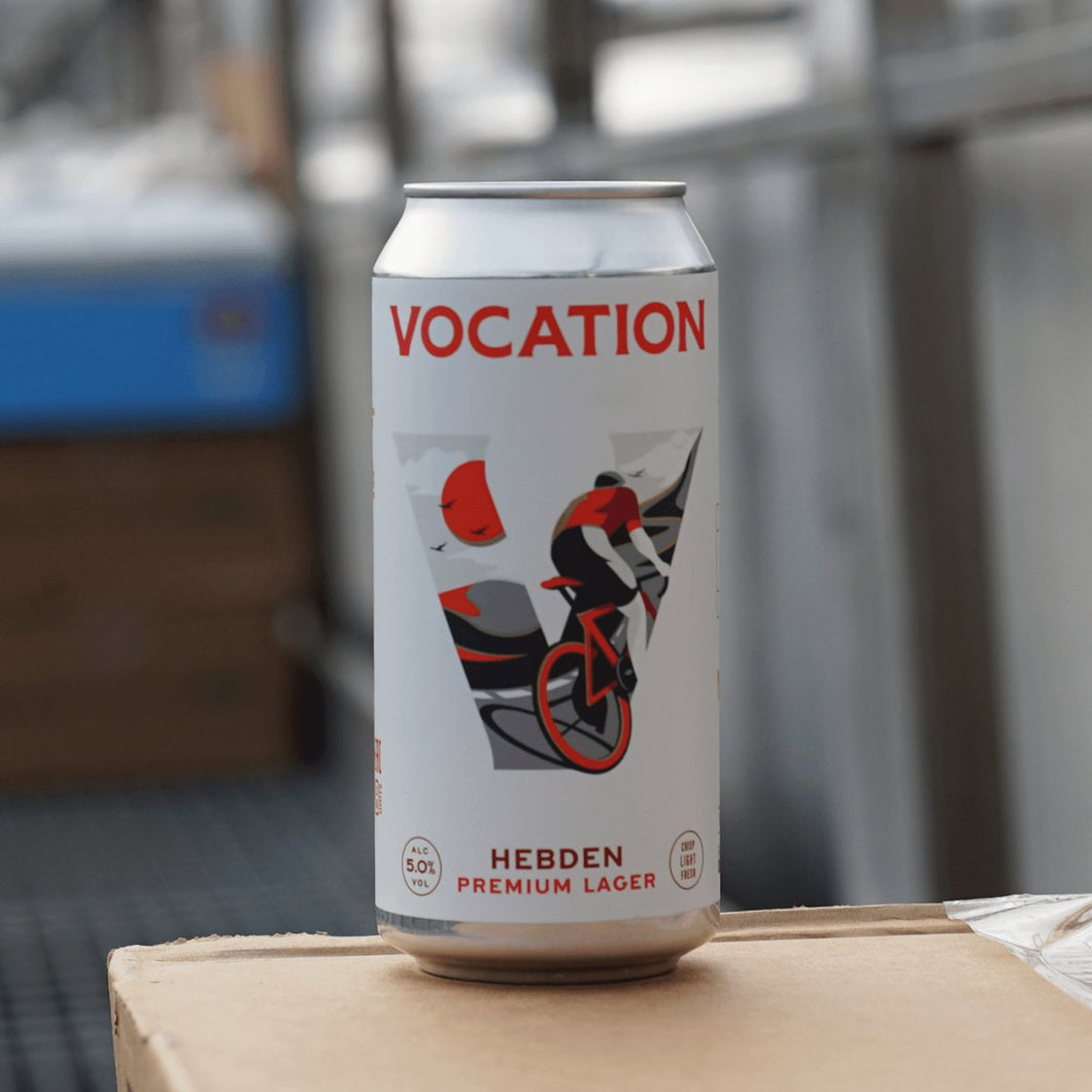 Hebden Lager | 5% 440ml - Vocation Brewery