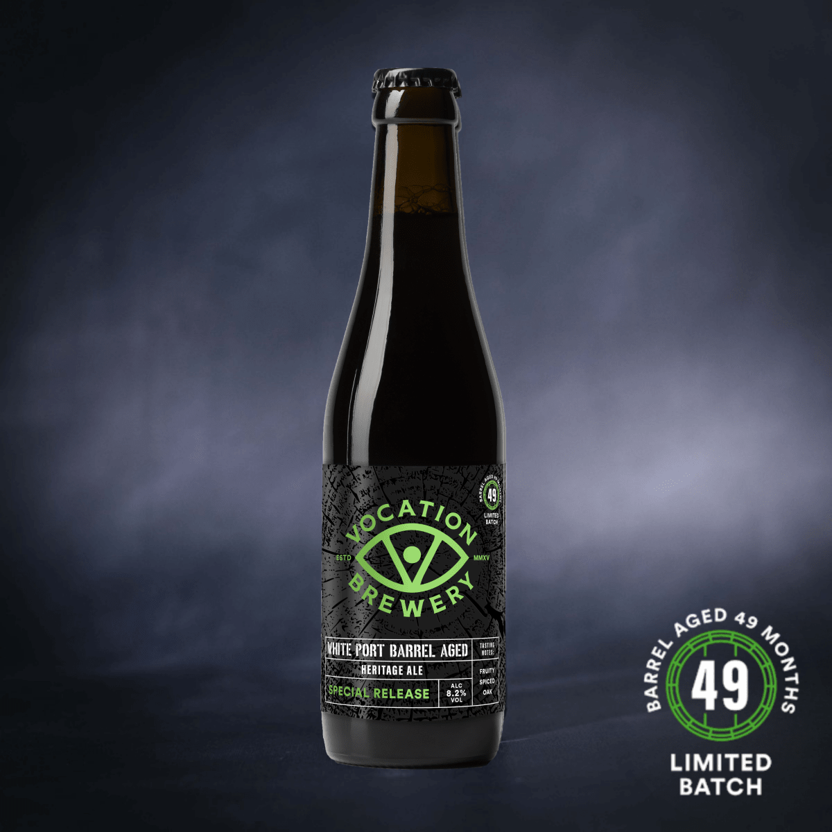 Heritage Ale | 8.2% White Port Barrel Aged | 330ml bottle - Vocation Brewery