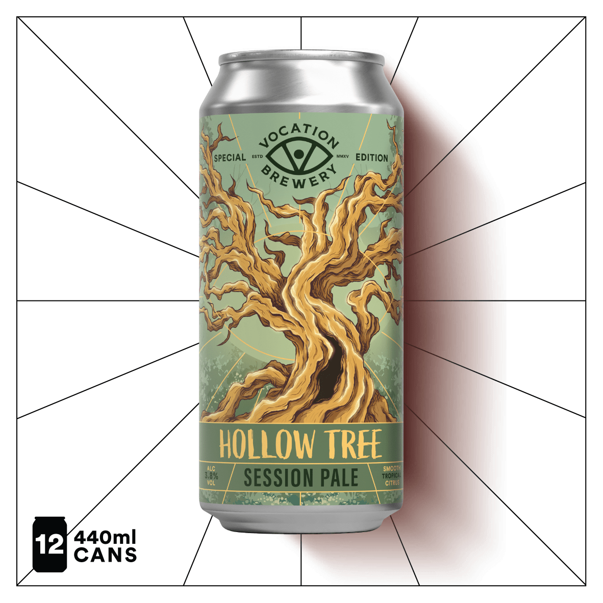 Hollow Tree | 3.8% Session Pale 440ml - Vocation Brewery