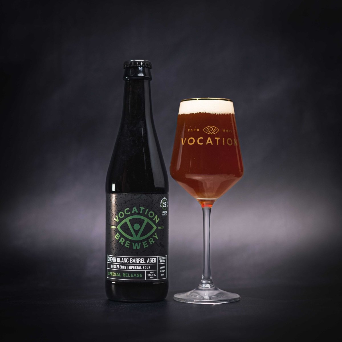 Imperial Gooseberry Sour | 10.9% Chenin Blanc Barrel Aged Beer | 330ml bottle - Vocation Brewery