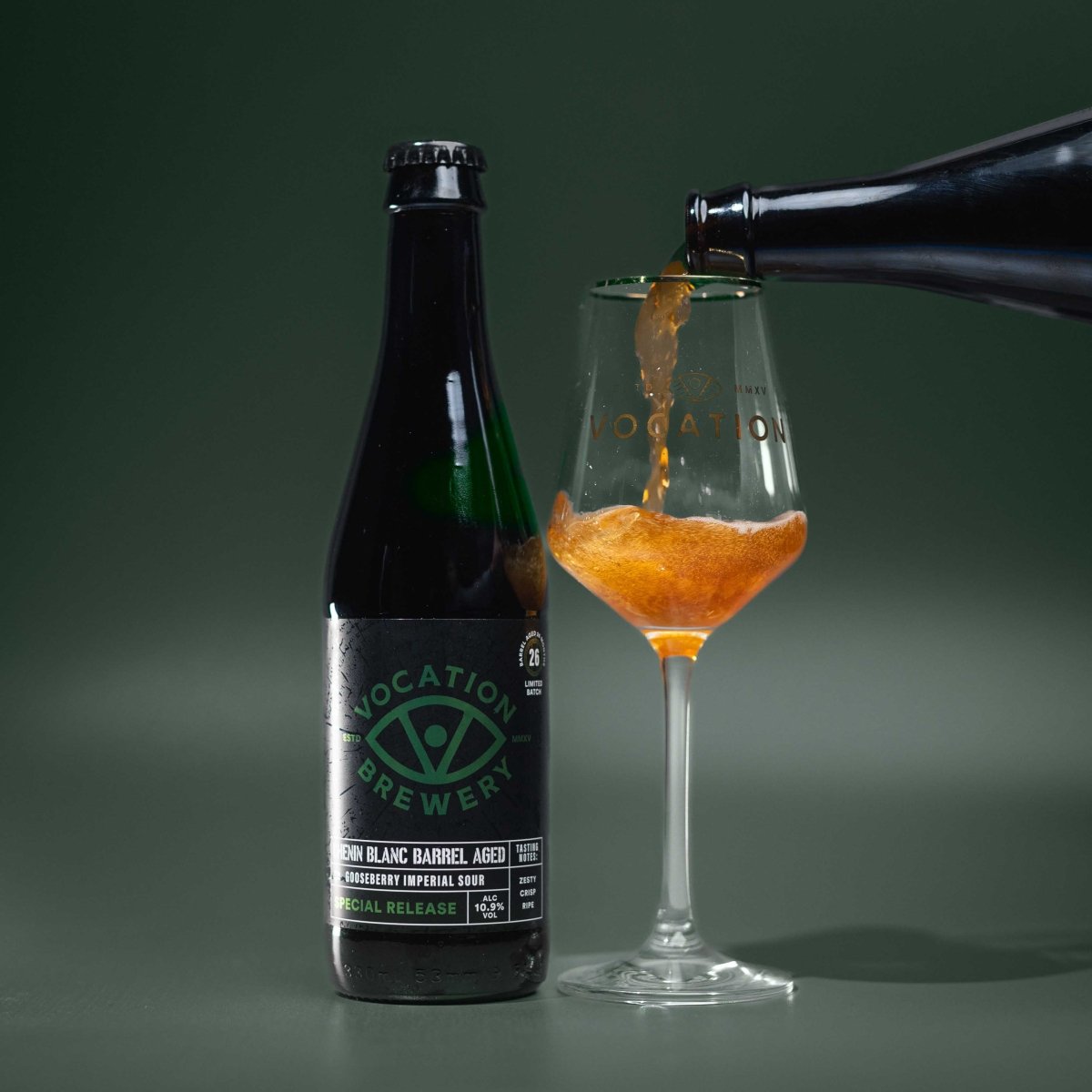 Imperial Gooseberry Sour | 10.9% Chenin Blanc Barrel Aged Beer | 330ml bottle - Vocation Brewery