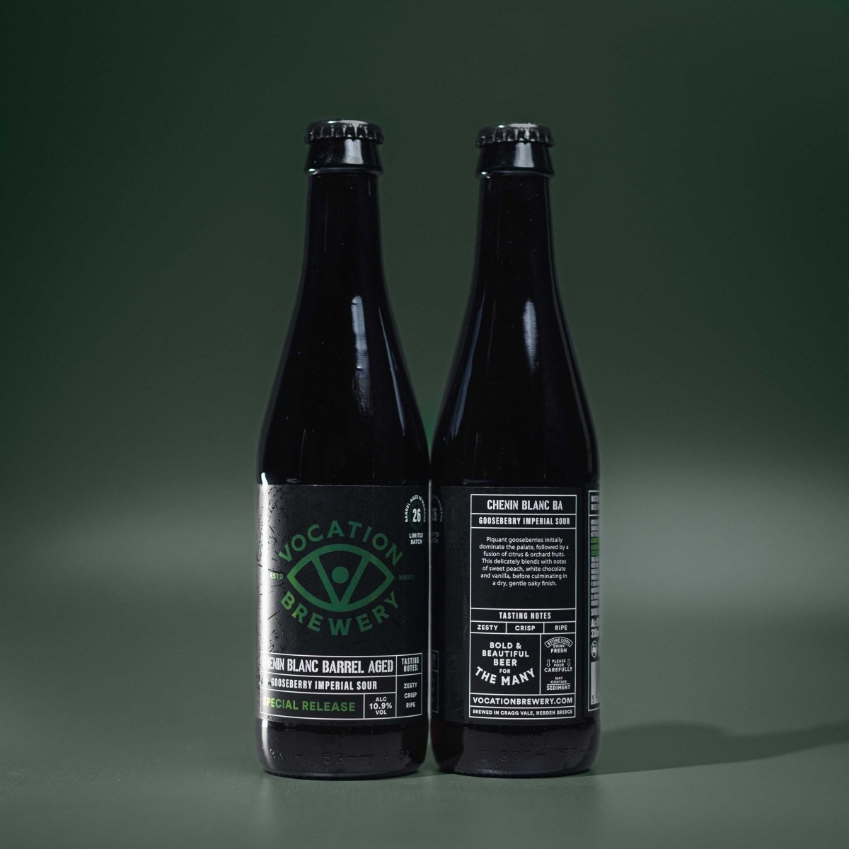 Imperial Gooseberry Sour | 10.9% Chenin Blanc Barrel Aged Beer | 330ml bottle - Vocation Brewery