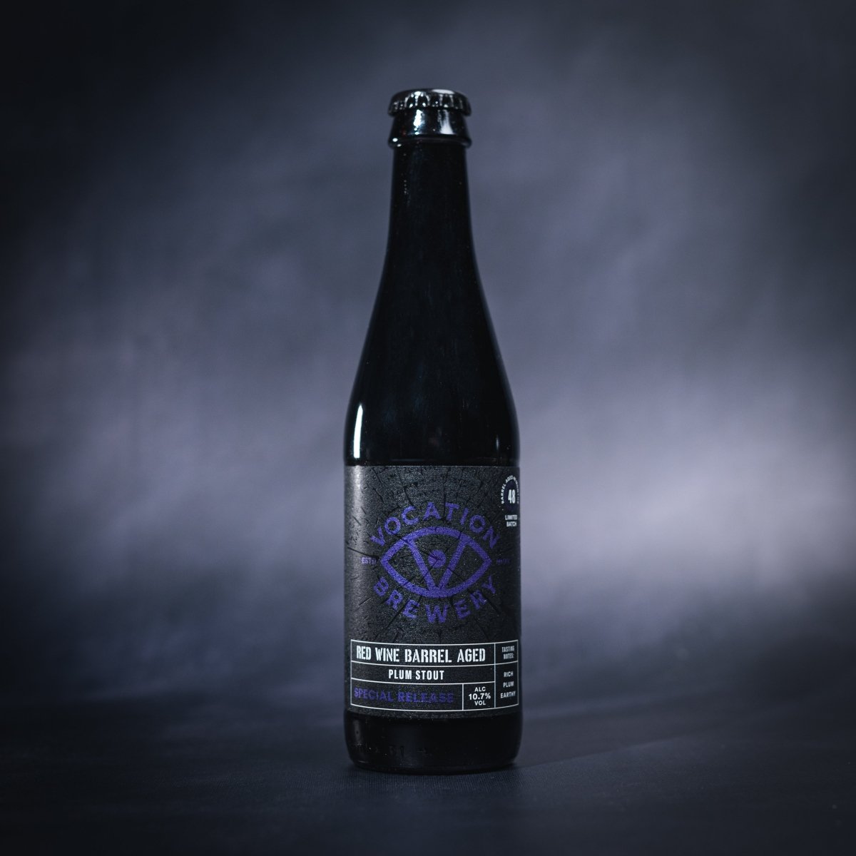 Imperial Plum Stout | 10.7% Red Wine Barrel Aged Beer | 330ml bottle - Vocation Brewery