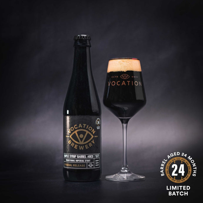 Vocation Imperial Stout 12.5% Maple Syrup Barrel Aged Beer 330ml bottle Vocation Imperial Stout 12.5% Maple Syrup Barrel Aged Beer 330ml bottle