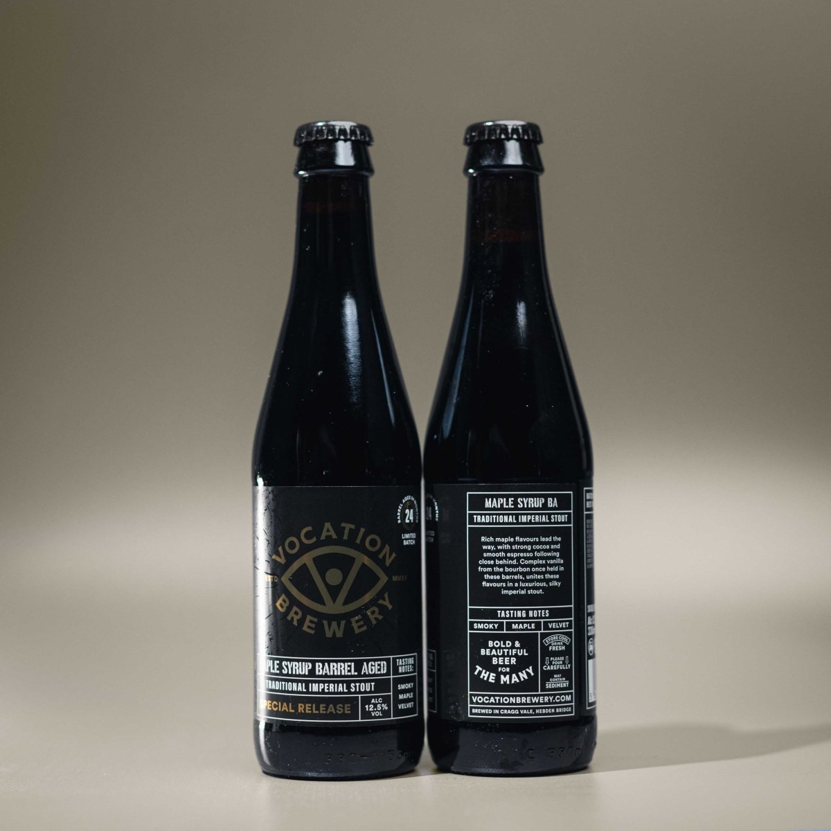 Imperial Stout | 12.5% Maple Syrup Barrel Aged Beer | 330ml bottle - Vocation Brewery