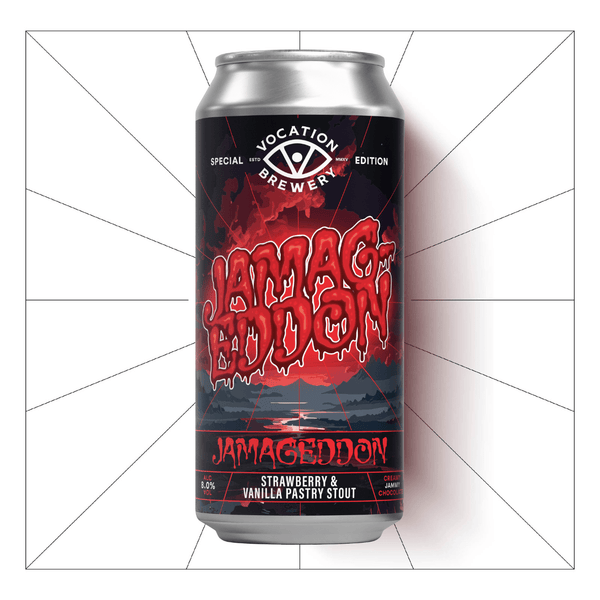 Jamageddon | 8.0% Strawberry and Vanilla Pastry Stout | 440ml - Vocation Brewery