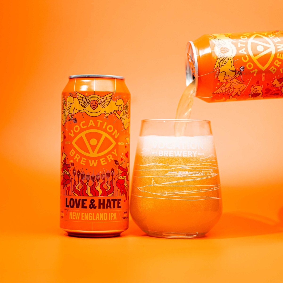 Love & Hate | 7.2% New England IPA 440ml - Vocation Brewery