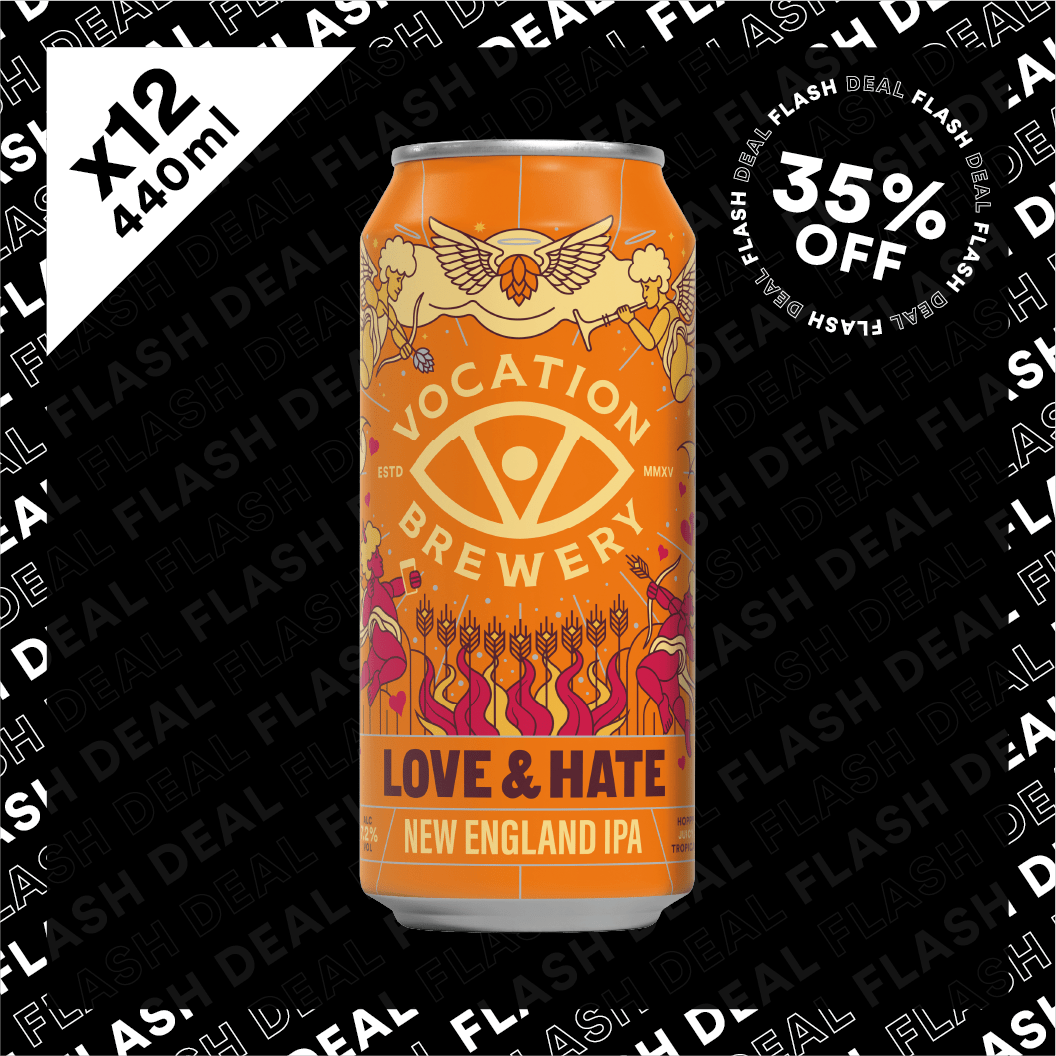 Love & Hate | 7.2% New England IPA 440ml - Vocation Brewery