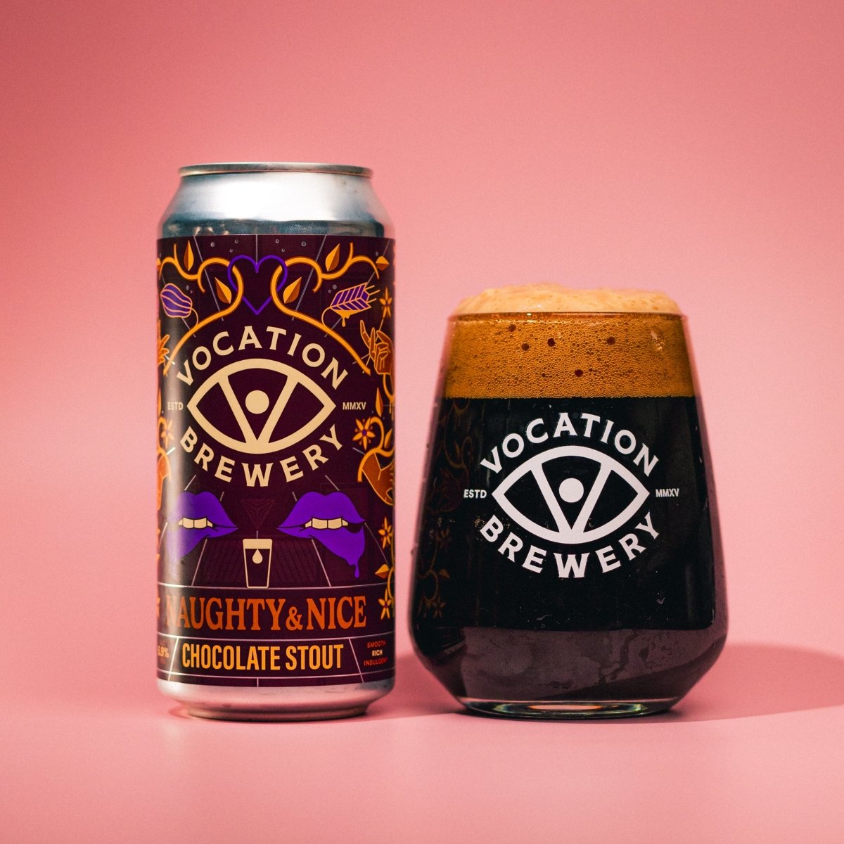 Naughty & Nice | 5.9% Chocolate Stout 440ml - Vocation Brewery