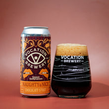 Load image into Gallery viewer, Naughty &amp; Nice | Sweet Temptation | 6.6% Chocolate Stout 440ml - Vocation Brewery
