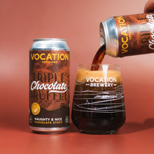 Load image into Gallery viewer, Naughty &amp; Nice | Triple Chocolate Truffle Stout | 8.4% 440ml Can - Vocation Brewery
