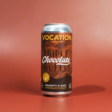 Load image into Gallery viewer, Naughty &amp; Nice | Triple Chocolate Truffle Stout | 8.4% 440ml Can - Vocation Brewery
