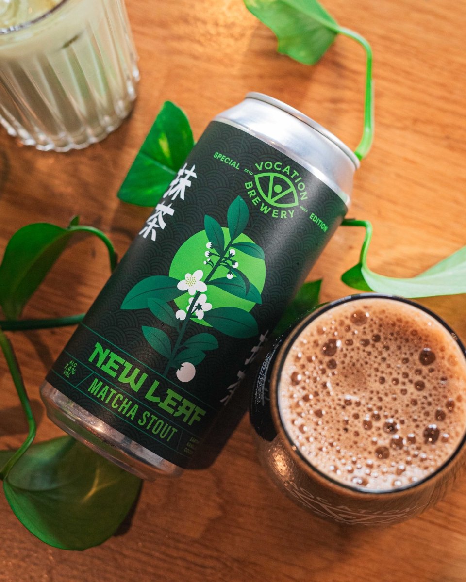 New Leaf | 7.4% Matcha Stout | 440ml - Vocation Brewery